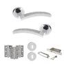 Senza Pari Crystal Door Handle Pack (3 Lever Lock Set) additional 1