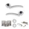 Senza Pari Crystal Door Handle Pack (3 Lever Lock Set) additional 3
