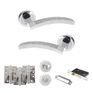 Senza Pari Crystal Door Handle Pack (Bathroom Set) additional 1