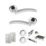 Senza Pari Crystal Door Handle Pack (Euro Lock Set) additional 6