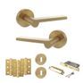 Senza Pari Darrio Door Handle Pack (3 Lever Lock Set) additional 2