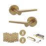 Senza Pari Darrio Door Handle Pack (3 Lever Lock Set) additional 3