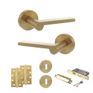 Senza Pari Darrio Door Handle Pack (3 Lever Lock Set) additional 5