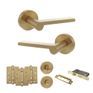 Senza Pari Darrio Door Handle Pack (Bathroom Set) additional 2