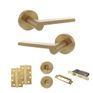 Senza Pari Darrio Door Handle Pack (Bathroom Set) additional 3