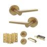 Senza Pari Darrio Door Handle Pack (Bathroom Set) additional 6