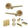 Senza Pari Darrio Door Handle Pack (Euro Lock Set) additional 5