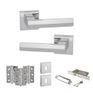 Senza Pari Davoli Door Handle Pack (3 Lever Lock Set) additional 2