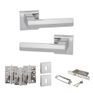Senza Pari Davoli Door Handle Pack (3 Lever Lock Set) additional 4