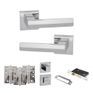 Senza Pari Davoli Door Handle Pack (Bathroom Set) additional 2