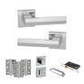 Senza Pari Davoli Door Handle Pack (Bathroom Set) additional 6