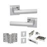 Senza Pari Davoli Door Handle Pack (Euro Lock Set) additional 1