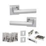 Senza Pari Davoli Door Handle Pack (Euro Lock Set) additional 3