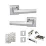 Senza Pari Davoli Door Handle Pack (Euro Lock Set) additional 5