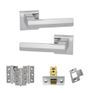 Senza Pari Davoli Door Handle Pack (Latch Set) additional 2