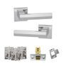 Senza Pari Davoli Door Handle Pack (Latch Set) additional 4