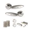 Senza Pari Elisse Door Handle Pack (3 Lever Lock Set) additional 5