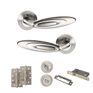 Senza Pari Elisse Door Handle Pack (Bathroom Set) additional 4