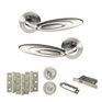 Senza Pari Elisse Door Handle Pack (Bathroom Set) additional 6