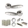 Senza Pari Elisse Door Handle Pack (Euro Lock Set) additional 2