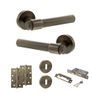 Senza Pari Fasana Door Handle Pack (3 Lever Lock Set) additional 15