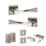 Senza Pari Guido Door Handle Pack (3 Lever Lock Set) additional 2