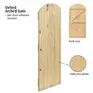 JB Kind Unfinished Pine Oxford Arched Top Wooden Gate additional 4