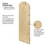 JB Kind Unfinished Pine Oxford Arched Top Wooden Gate additional 5