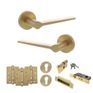 Senza Pari Laviano Door Handle Pack (Euro Lock Set) additional 10