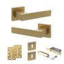 Senza Pari Panetti Door Handle Pack (3 Lever Lock Set) additional 8