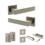 Senza Pari Panetti Door Handle Pack (3 Lever Lock Set) additional 2