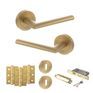 STATUS Alabama Door Handle Pack (3 Lever Lock Set) additional 2