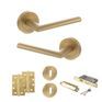 STATUS Alabama Door Handle Pack (3 Lever Lock Set) additional 6