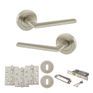 STATUS Alabama Door Handle Pack (3 Lever Lock Set) additional 1