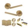 STATUS Alabama Door Handle Pack (Euro Lock Set) additional 3