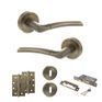 STATUS Indiana Door Handle Pack (3 Lever Lock Set) additional 23