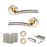 STATUS Indiana Door Handle Pack (3 Lever Lock Set) additional 8
