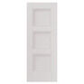 JB Kind Catton 3 Panel White Primed Internal Door additional 1
