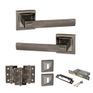 STATUS Kansas Door Handle Pack (3 Lever Lock Set) additional 10