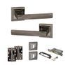 STATUS Kansas Door Handle Pack (3 Lever Lock Set) additional 15
