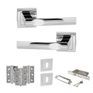 STATUS Kansas Door Handle Pack (3 Lever Lock Set) additional 13