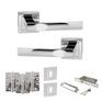 STATUS Kansas Door Handle Pack (3 Lever Lock Set) additional 1