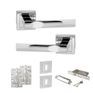 STATUS Kansas Door Handle Pack (3 Lever Lock Set) additional 8
