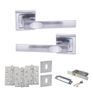 STATUS Kansas Door Handle Pack (3 Lever Lock Set) additional 5