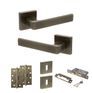 STATUS Montana Door Handle Pack (3 Lever Lock Set) additional 29