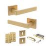 STATUS Montana Door Handle Pack (3 Lever Lock Set) additional 48