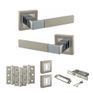 STATUS Montana Door Handle Pack (3 Lever Lock Set) additional 14