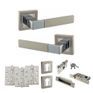 STATUS Montana Door Handle Pack (Euro Lock Set) additional 15