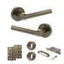 STATUS Nebraska Door Handle Pack (3 Lever Lock Set) additional 24