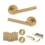 STATUS Nebraska Door Handle Pack (3 Lever Lock Set) additional 3